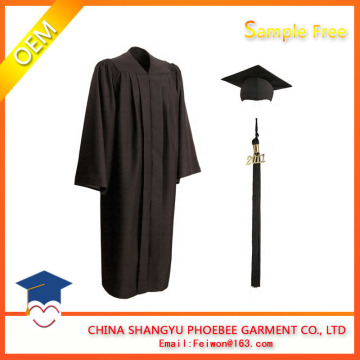 Hot Sell Bachelor deluxe Fluting Gown US Style