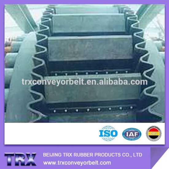 EP400 Conveyor Belts With Sidewall