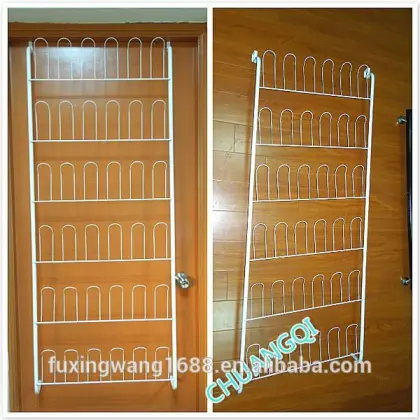 Storage Over Door Rack Organizer Hanging Closet Shoe White Holder