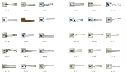 ZINC ROSET DOOR HANDLE LOCK  -11