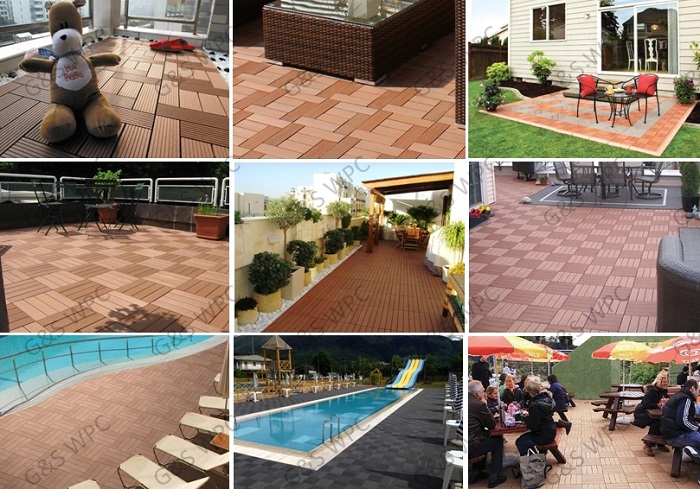 wood plastic composite decking