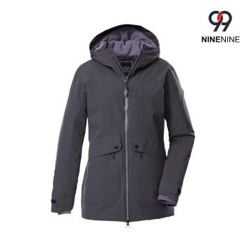Mujer Parka funcional con capucha.