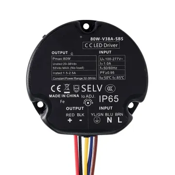 80W LED High Bay Light Driver: Industrial, Explosion-Proof, Dimmable, Outdoor, Constant Current LED Driver