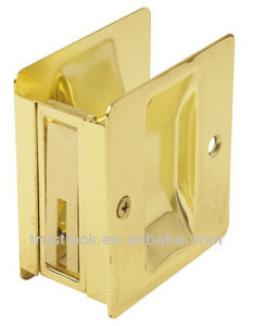 SD04PB-PS:Solid Brass Sliding Pocket Door Pull