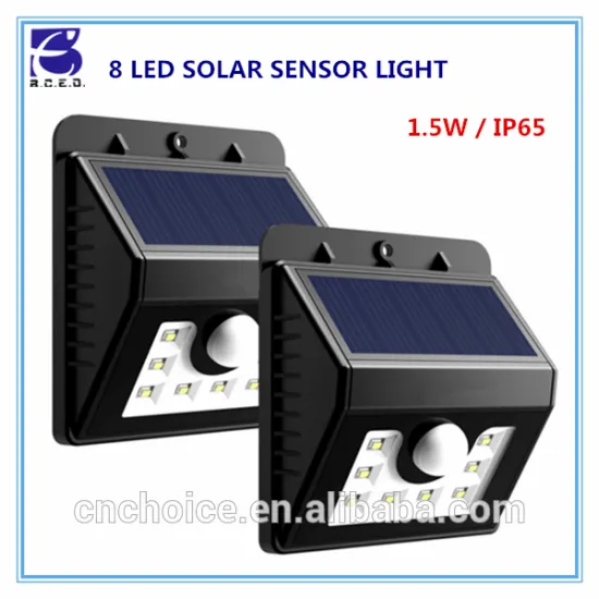 Indoor solar home light actived by motion sensor with rechargeable battery inside for garden outdoor lighting