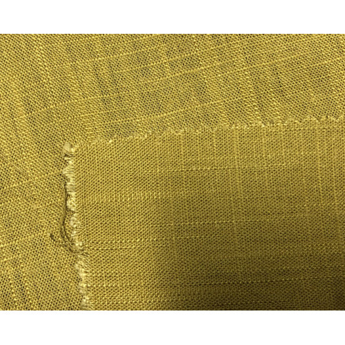 Tissu jaune foncé 12 * 12/52 * 40 140gsm 172cm