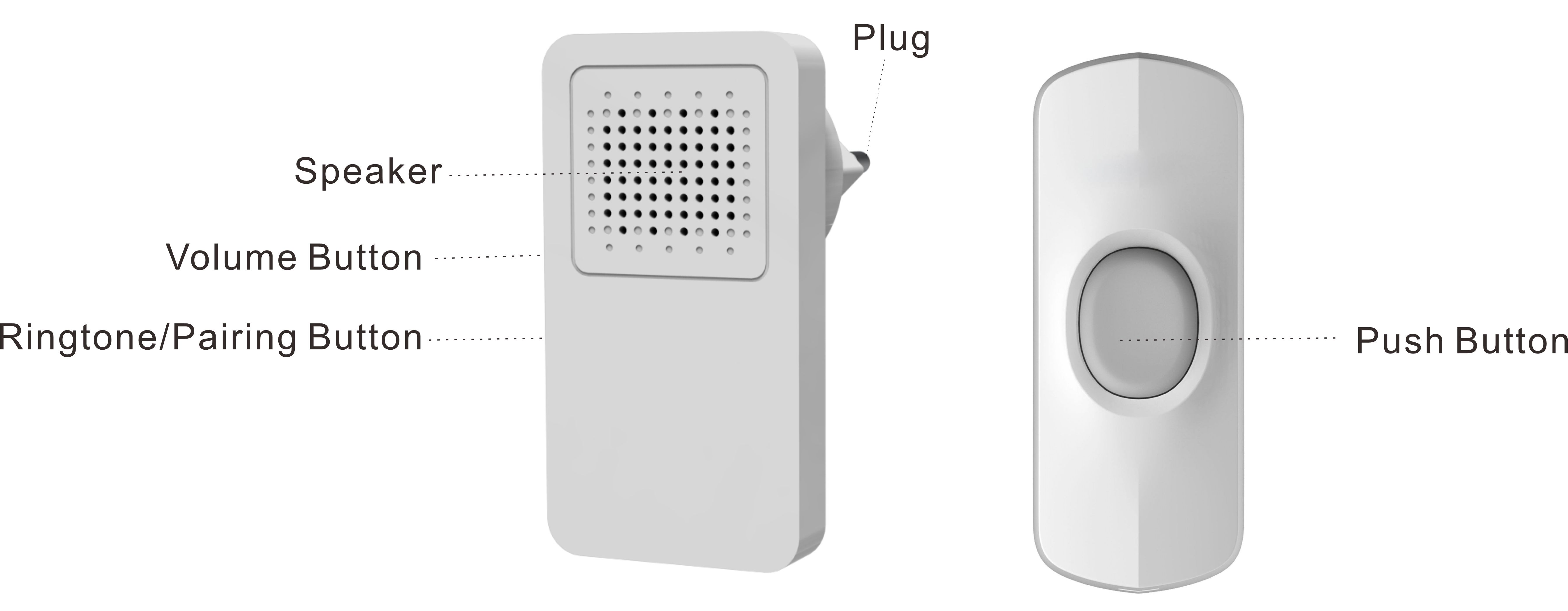 X-311A,battery wireless doorbell