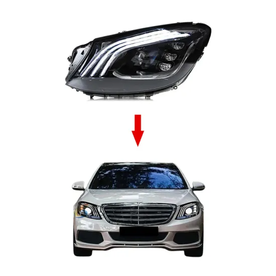 LED Maybach Style Headlight Assembly for Mercedes Benz W222 S Class 2014-2017 Upgrade