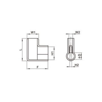 Vétrica de conector suave de bandera duradera