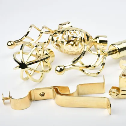 High-Quality Metal Curtain Rod Bracket - Single Roman Curtain Rod Accessories