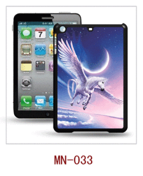 Cavalo imagens Ipad Mini caso, pc caso com revestimento de borracha, imagens 3d com efeito de filme, várias cores disponíveis