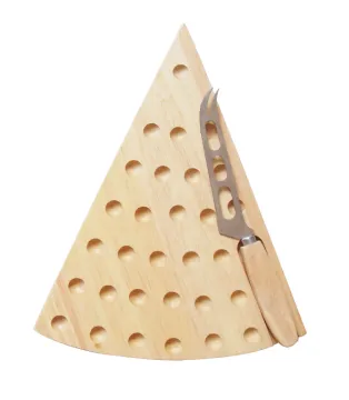 Triangle wooden cheese cutting board set