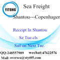 Shantou Port LCL Consolidation To Copenhagen
