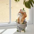 Garden Statue Dog Figurine