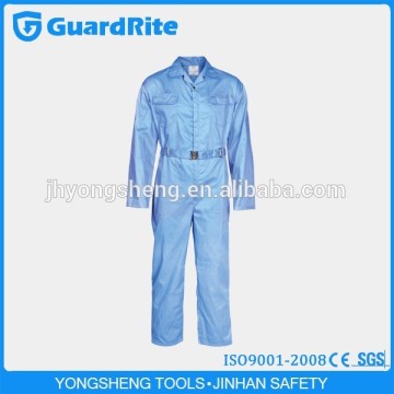 GuardRite Brand Cheap Sky Blue 100% Cotton Men Safety Work Uniforms