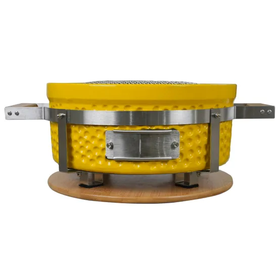 Auplex Japanese Yakiniku Yakitori Round kamado Charcoal Ceramic BBQ Grill for Indoor or outdoor cooking