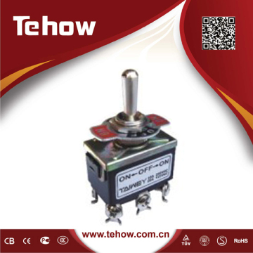 ऑटोमोटिव टॉगल स्विच T702CW टॉगल स्विच 2Pole 2Stay ऑन-ऑफ-ऑन