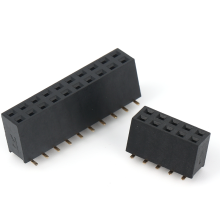 SMT de doble fila de 2.54 mm con columna interna