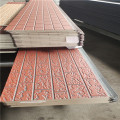 Panel hiasan luaran dinding logam bata tiruan busa poliuretana