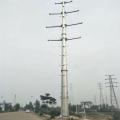 Hot Dip Galvanized Electricity Transmission Steel Pole