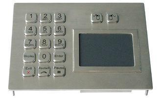 IP65 Metal Industrial Touchpad with 15 Keys Numeric Keypad