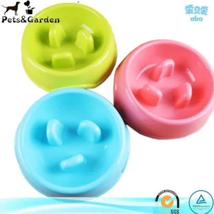 Factory price Pet Products Plastic Pet slow Bowls Feeders