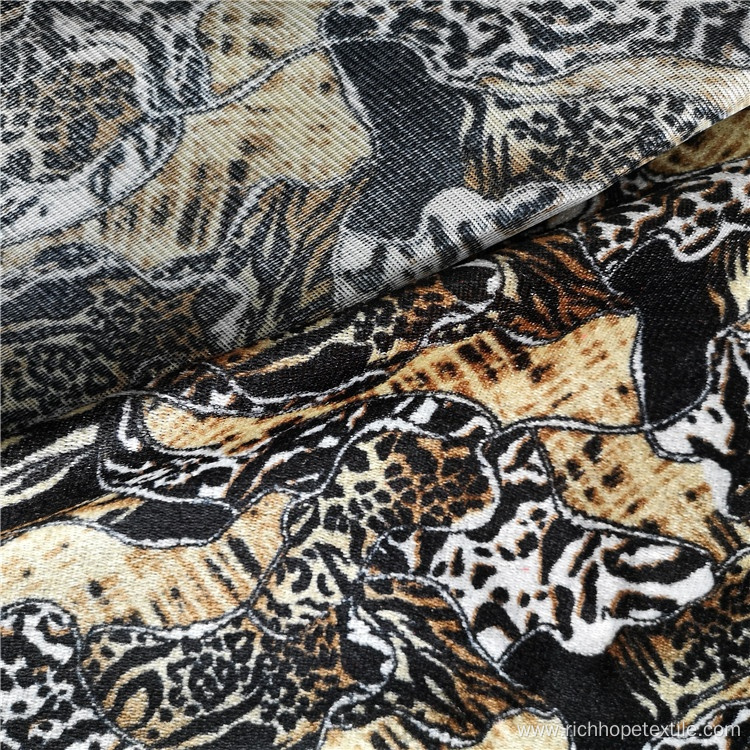 Polyester Printed Velvet African Textile Fabric For Garment