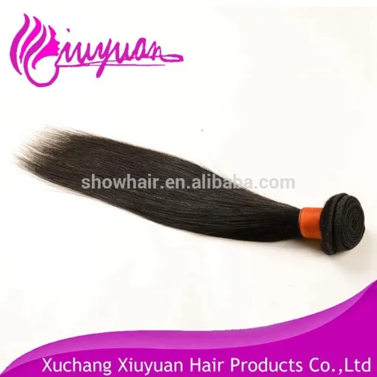 Made in China 16 inches straight indian remy hair extensions straight wave