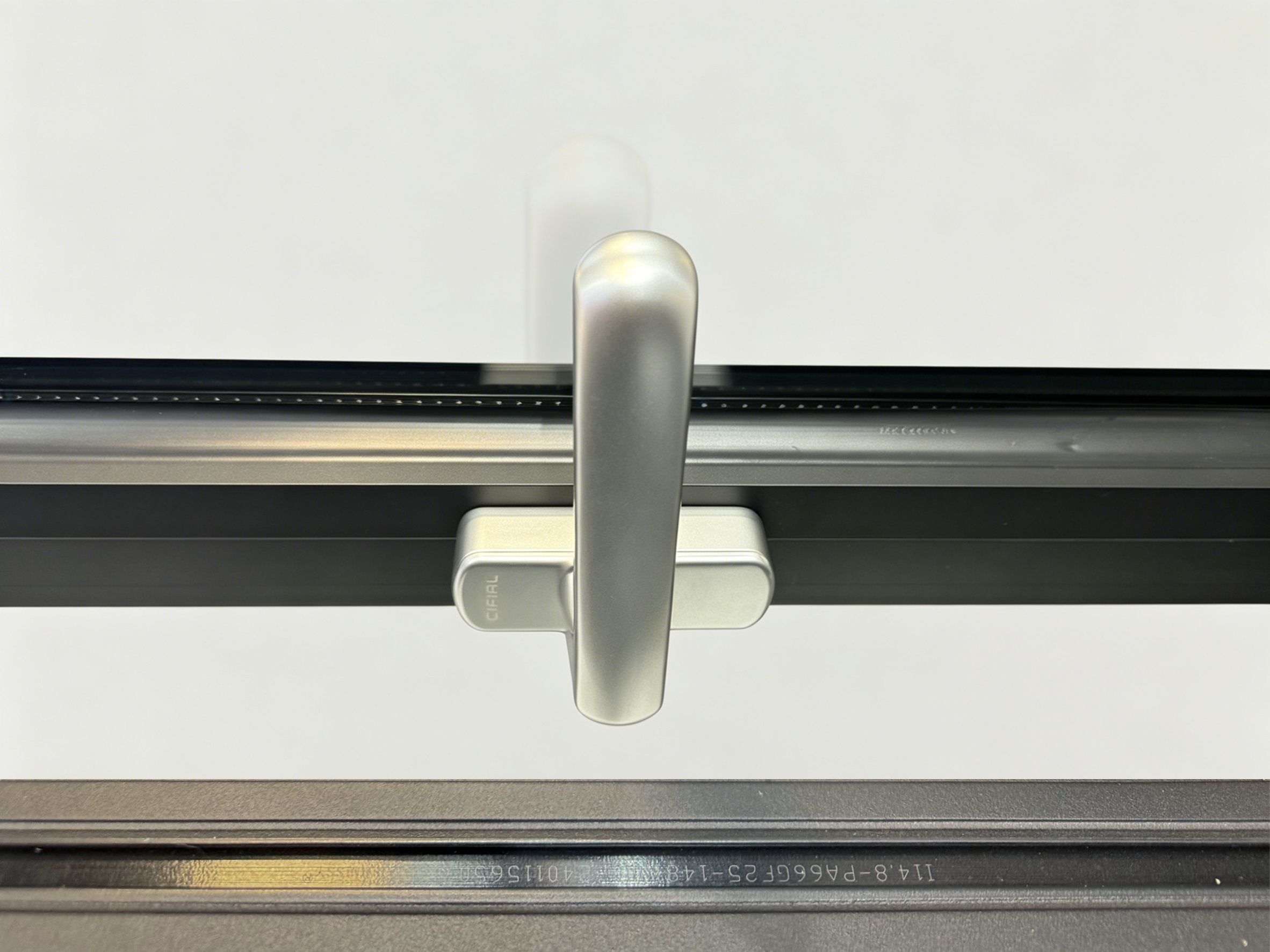 Detailed image of top-hung windows