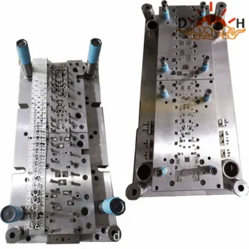 Precision metal progressive punching and stamping die tool