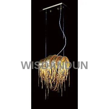 new design red copper pendant lights