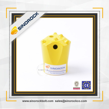 SINOROCK High efficiency tungsten carbide R38 self drilling hollow threaded rod tapered drill bit