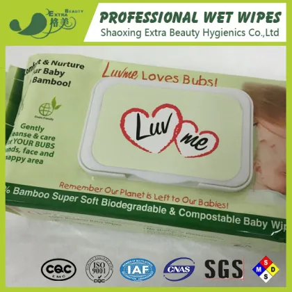 No scent baby wet wipes paper, custom print baby wet wipes