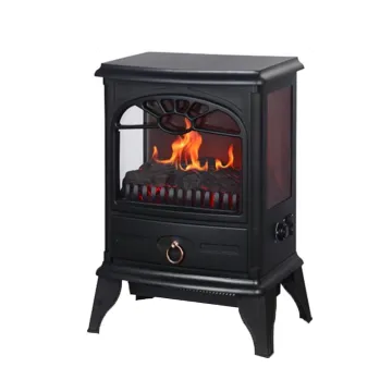 Portable Decor Flame Room Electric Fireplace Heater - 900/1800W Household Freestanding