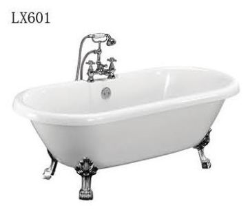 Clawfoot Freestanding Acrylic Bathtub