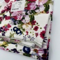 Colorful Floral Printing 55% Linen 45% Viscose Textile