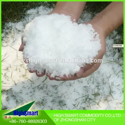 magic snow polymer agent for kid, decoration