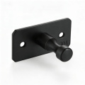 Premium Black Single Prong Robe Hook