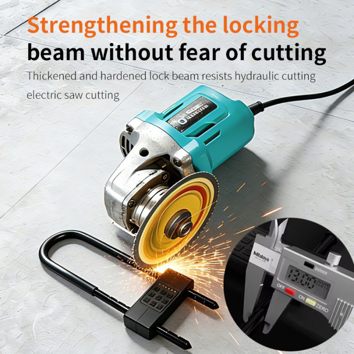 Lucchetto a forma di U con password combinata per Glass Doo