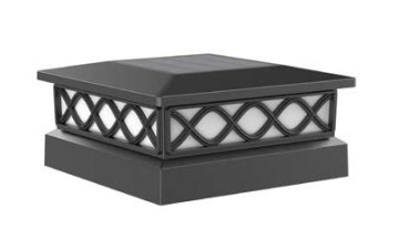 Solar Post Cap Lights for Fence and Deck – Auto On/Off Outdoor Lighting, 2 Color Modes with 16 LEDs, Fits 4x4 5x5 6x6 Posts