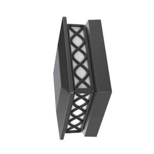 Luces solares para postes para cercas y terrazas: iluminación exterior con encendido/apagado automático, 2 modos de color con 16 LED, se adapta a postes de 4x4, 5x5 y 6x6