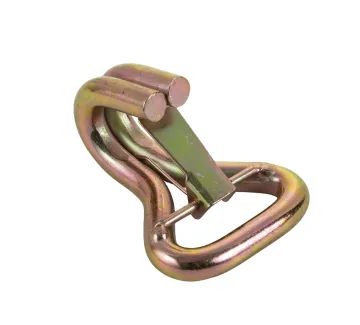 Galvanized 50mm Carbon Steel Security Double J Hook with Latch: Details and Features