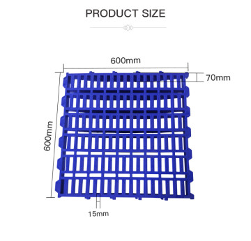 PP Material Goat Plastic Floor Slat for Pigs with 1 Year Warranty