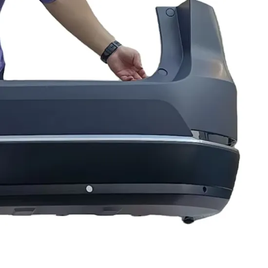 High Quality LiXiang Auto Accessories Exquisite Frosted Gray Rear Bumper Assembly for NIO" 

However, considering typical SEO practices and keyword placement, you might want something more concise:

"Frosted Gray Rear Bumper Assembly for NIO - LiXiang Aut