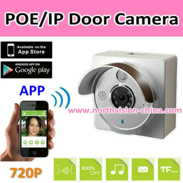 720p HD Poe/IP Video Doorbell Camera with APP