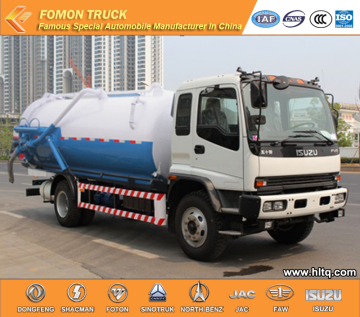 ISUZU 4x2 Vacuum Sewer Truck 10000L