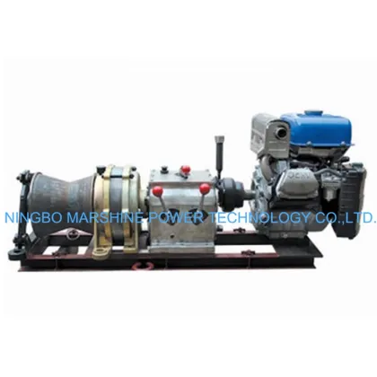 5T Diesel Engine Power Cable Winch