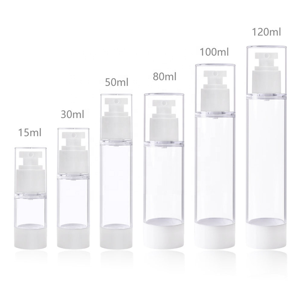 30 ml 50 ml 80 ml 100 ml 120 ml professionelle luxuriöse kosmetische Packung luftlose Pumpe Kosmetische Serumflaschen