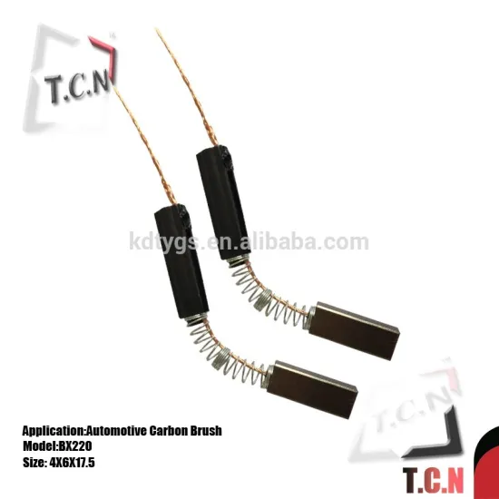High Copper Content Electric Carbon Brush for Starter and Alternator Type Parts