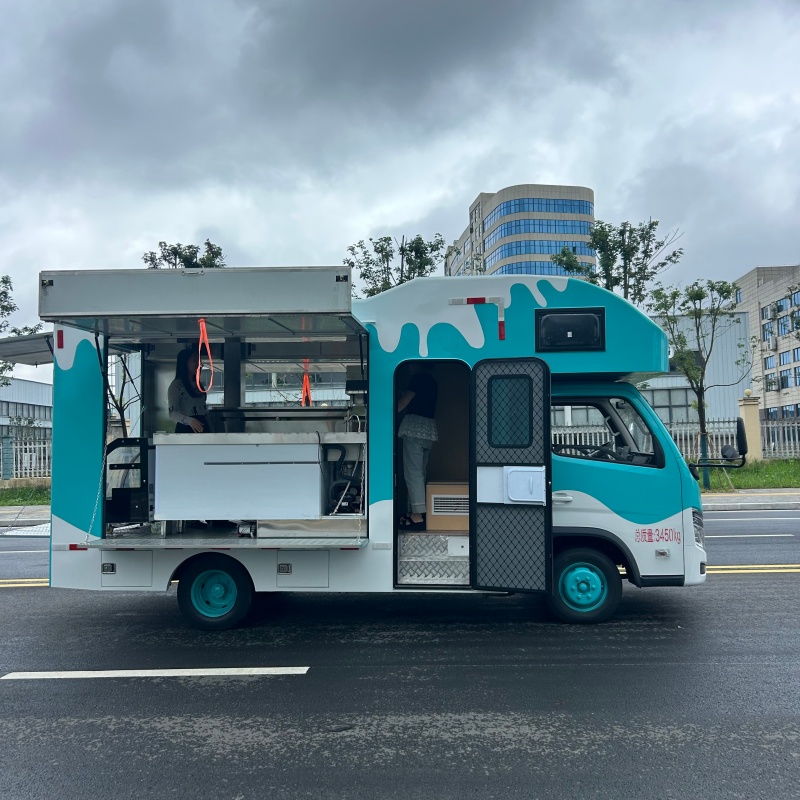 Bakery Truck, Pop‑Up Unit For Crepe, Banana Pancake Festival & Bazaar Business